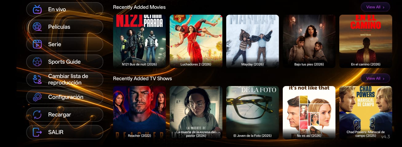 Menú Definitiva TV