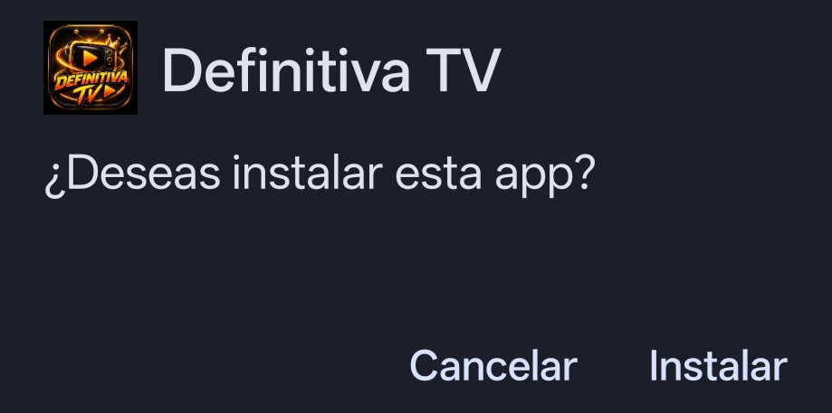 Instalar Definitiva TV