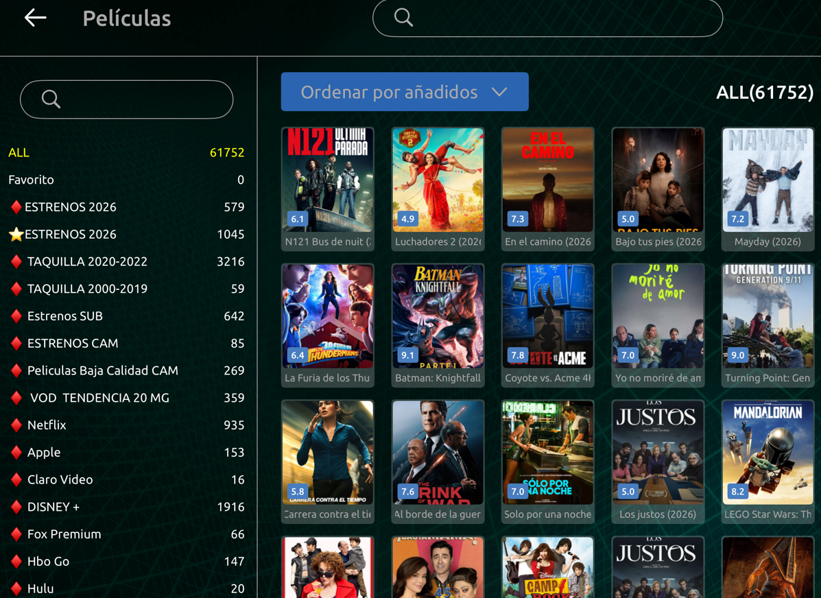 Películas IB Player